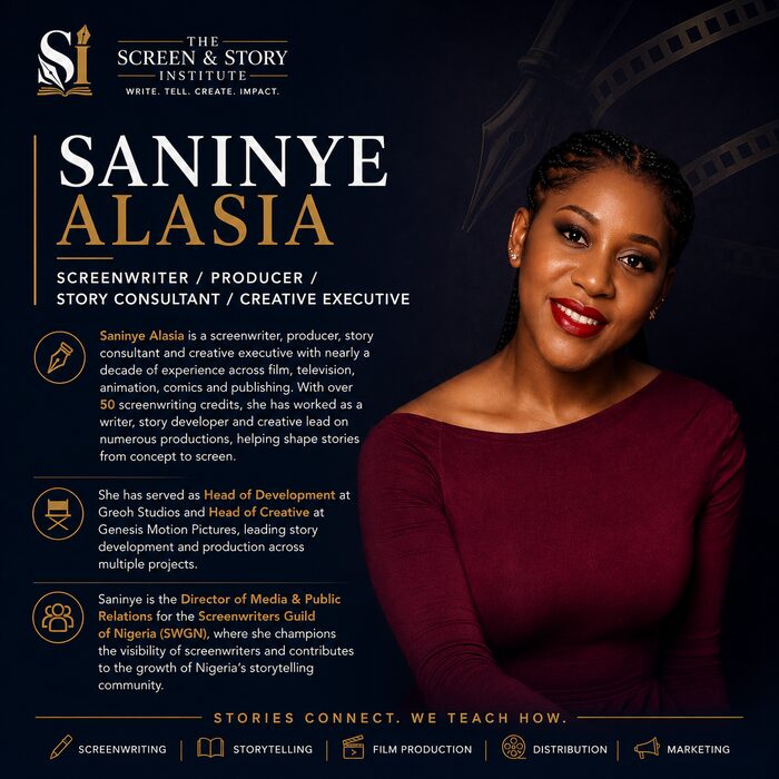 Saninye Alasia — Screenwriter, Producer, Story Consultant